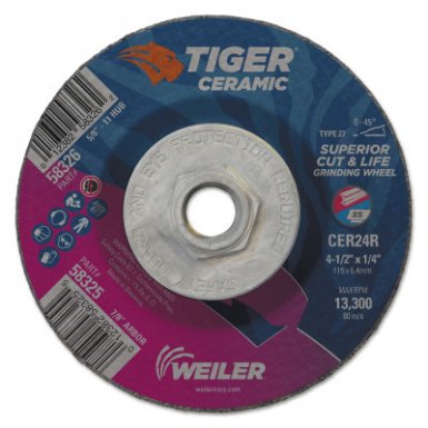 Weiler 58326 Tiger Ceramic Grinding Wheels