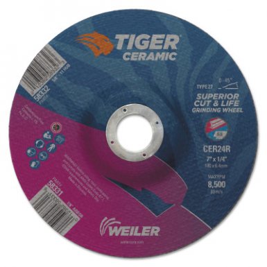 Weiler 58331 Tiger Ceramic Grinding Wheels