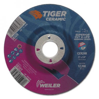 Weiler 58327 Tiger Ceramic Grinding Wheels