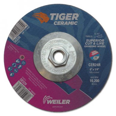 Weiler 58330 Tiger Ceramic Grinding Wheels