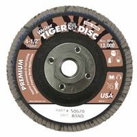 Weiler 50670 Tiger Disc Flat Style Flap Discs