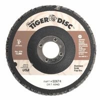Weiler 50674 Tiger Disc Flat Style Flap Discs
