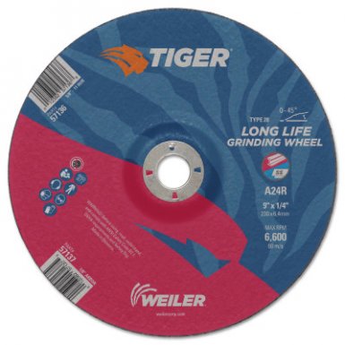 Weiler 57137 Tiger Grinding Wheels
