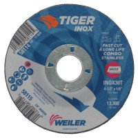 Weiler 58115 Tiger Inox Combo Wheels