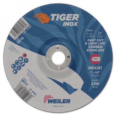 Weiler 58117 Tiger Inox Combo Wheels