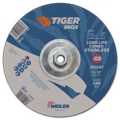 Weiler 58118 Tiger Inox Combo Wheels