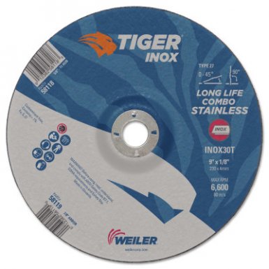 Weiler 58119 Tiger Inox Combo Wheels