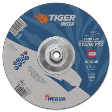 Weiler 58126 Tiger Inox Grinding Wheels