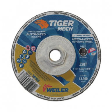 Weiler 58066 Tiger Mech Pipeliner Wheel