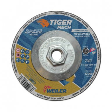 Weiler 58067 Tiger Mech Pipeliner Wheel