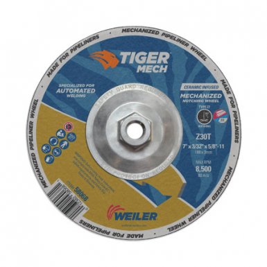 Weiler 58068 Tiger Mech Pipeliner Wheel