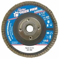 Weiler 51115 Tiger Paw Coated Abrasive Flap Discs