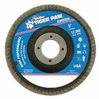 Weiler 51134 Tiger Paw Coated Abrasive Flap Discs
