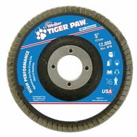 Weiler 51135 Tiger Paw Coated Abrasive Flap Discs