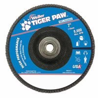 Weiler 51142 Tiger Paw Coated Abrasive Flap Discs
