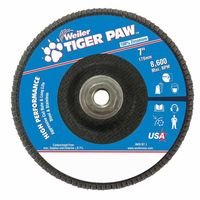 Weiler 51143 Tiger Paw Coated Abrasive Flap Discs