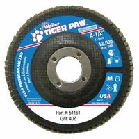 Weiler 51161 Tiger Paw Coated Abrasive Flap Discs