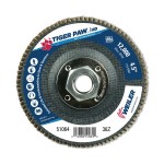 Weiler 51064 Tiger Paw Super High Density Flap Discs