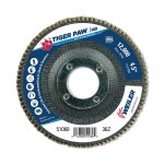 Weiler 51060 Tiger Paw Super High Density Flap Discs