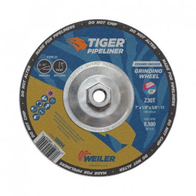 Weiler 58094 Tiger Pipeliner Grinding Wheel