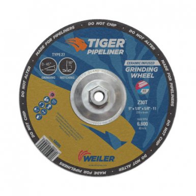 Weiler 58095 Tiger Pipeliner Grinding Wheel