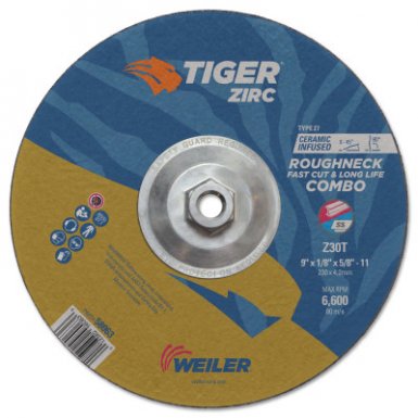Weiler 58063 Tiger Roughneck Combo Wheels