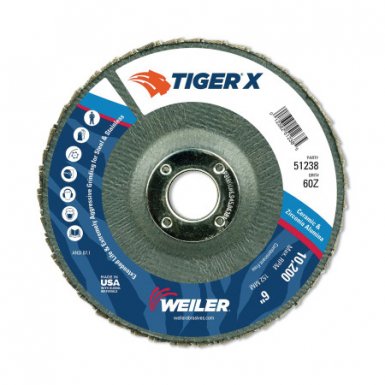 Weiler 51238 Tiger X Flap Discs