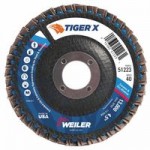 Weiler 51223 TIGER X Flap Discs