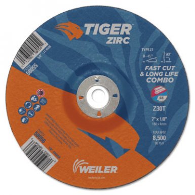 Weiler 58056 Tiger Zirc Combo Wheels