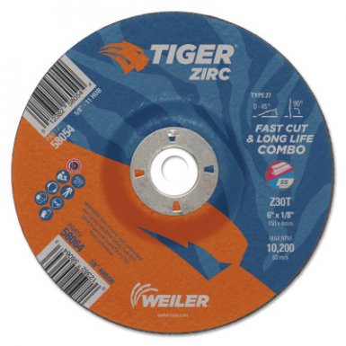 Weiler 58064 Tiger Zirc Combo Wheels