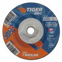 Weiler 58070 Tiger Zirc Grinding Wheels