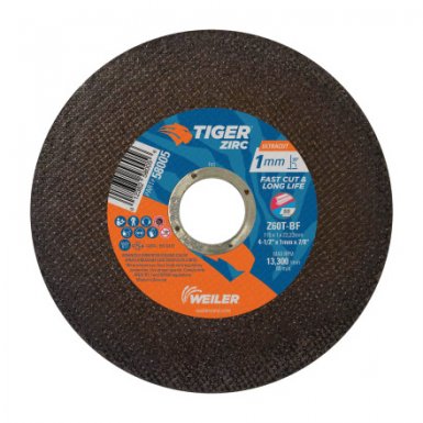 Weiler 58001 Tiger Zirc Thin Cutting Wheels