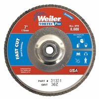 Weiler 31331 Vortec Pro Abrasive Flap Discs