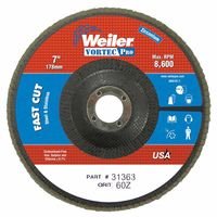 Weiler 31363 Vortec Pro Abrasive Flap Discs