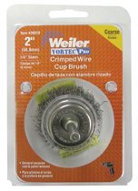 Weiler 36029 Vortec Pro Stem Mounted Crimped Wire Cup Brushes