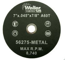 Weiler 56275 Vortec Pro Type 1 Thin Cutting Wheels
