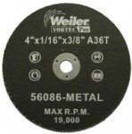 Weiler 56086 Wolverine Thin Cutting Wheels