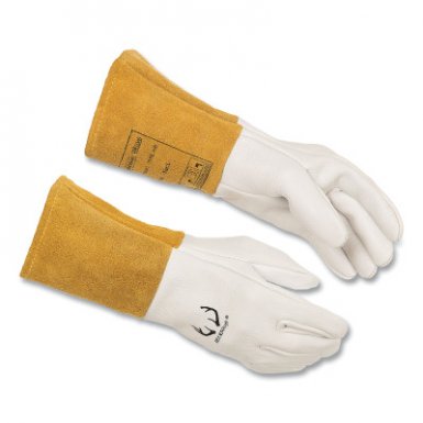 Weldas 102304L DEERSOsoft Deerskin/Split Cowhide MIG/TIG Welding Gloves