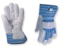 Wells Lamont Y3101S Double Leather Palm Gloves