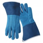 Wells Lamont 628FR Jomac Blue Terry Cloth with Duck Cuff Gloves