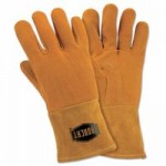 West Chester 6030/L Ironcat Insulated Top Grain Reverse Deerskin MIG Welding Gloves