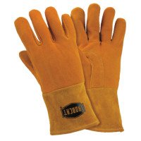West Chester 6030/M Ironcat Insulated Top Grain Reverse Deerskin MIG Welding Gloves