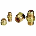 Western Enterprises F-42 Brass SAE Flare Tubing Connections