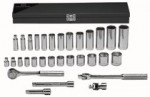 Wright Tool 339 31 Piece Standard & Deep Socket Sets