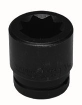 Wright Tool 6874 8 Point Double Square Impact Railroad Sockets