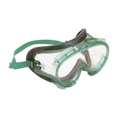 Jackson Safety 14387 V80 Monogoggle 211 Safety Goggles Kimberly-Clark Professional Clear Anti-Fog Lens with Green Frame Pack of 36